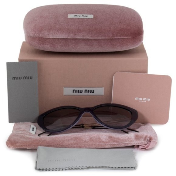 Miu Miu Grey Cat Eye Sunglasses - Picture 5 of 5